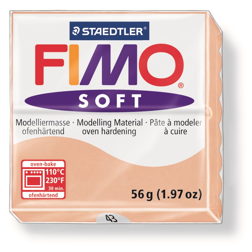 FIMO SOFT N.43, ROSA CLARO.