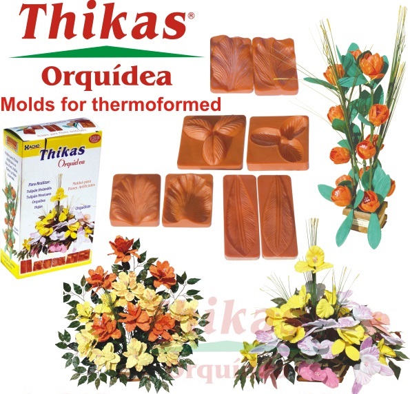 THIKAS ORQUIDEA, 4 PARES DE MOLDES
